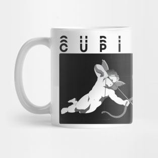 CUPID EROS the god of love - Streetstyle Popart, Black and White Mug